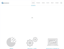 Tablet Screenshot of geezeo.com